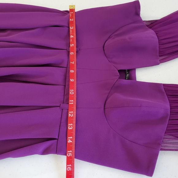 HOMECOMING ⭐️Black Halo Mini Dress Purple - Picture 9 of 12